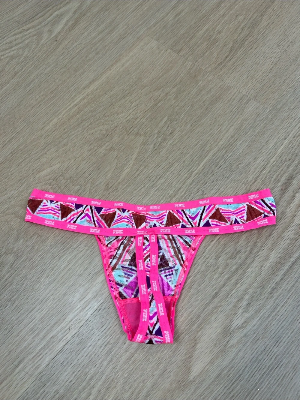 2017 PINK Victoria’s Secret Extra Low Rise Thong Lace Panty S